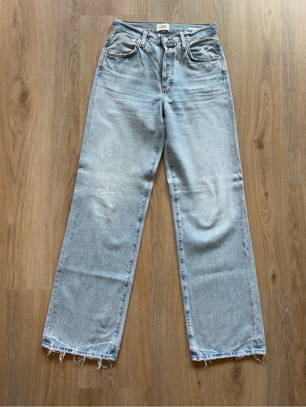 Citizens of Humanity Annina Parfait High Rise Wide Leg Jeans 25